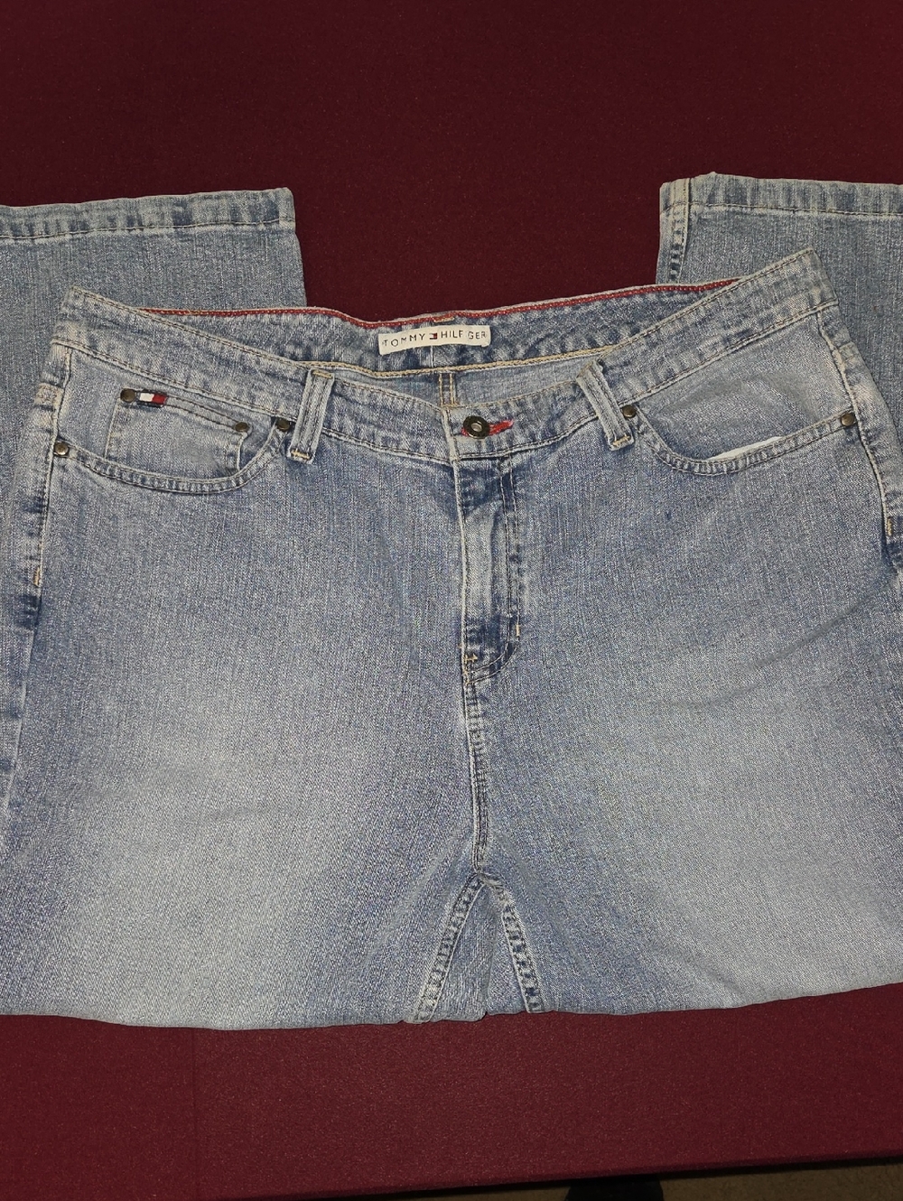 Sz 16 Tommy Hilfiger Crop Jeans